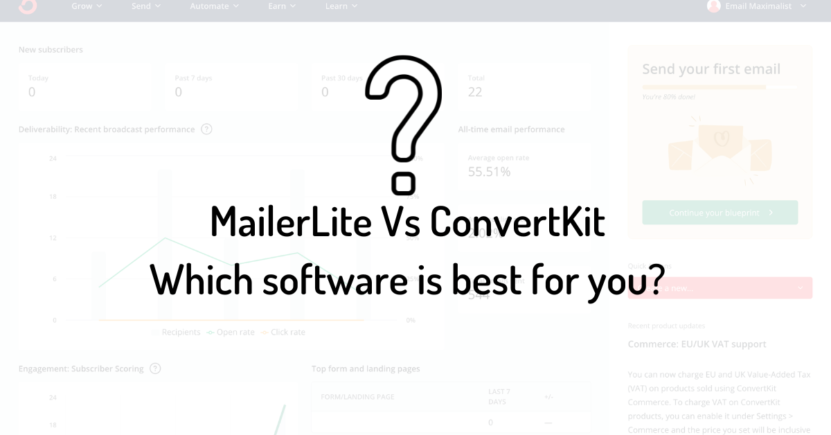 MailerLite vs ConvertKit Read this before making your decision...(2023)